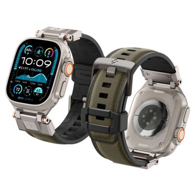 14. Spigen DuraPro Armor Strap for Apple Watch 44 / 45 / 46 / 49 mm - Green