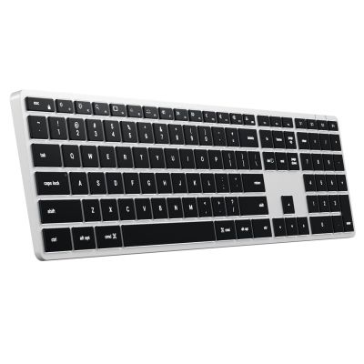 3. Satechi Slim X3 - Bluetooth numeric keyboard for up to four USB-C US International devices (silver)