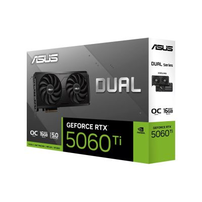 8. graphics card ASUS DUAL RTX 5060 TI 16GB OC EVO - BULK