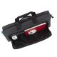 12. Rivacase Regent 8058 43.9 cm (17.3") Messenger Case Black, Cyan