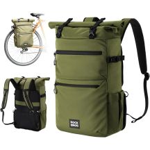 Rockbros multifunctional bag/backpack green 11-16l
