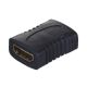 Lanberg AD-0018-BK adapter (HDMI F - HDMI F; black)