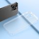 19. Baseus Frosted Glass Case Cover for iPhone 13 Pro Max Hard Cover with Gel Frame Transparent (ARWS000802)