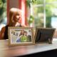 6. Wozinsky WRC-32 10.1" Digital Photo Frame with Frameo 32GB App - Light Brown