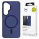 24. 3mk Smoke MagCase for Samsung Galaxy S25 - Blue-Translucent