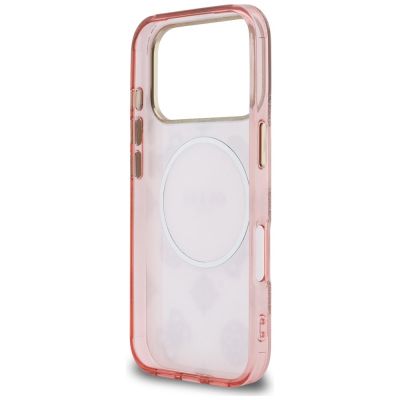 7. Guess IML Peony Dot MagSafe case for iPhone 17 Pro - pink