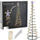 DECORATIVE CHRISTMAS TREE 640LED WATERFALL180CM BLACK