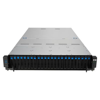 5. Asus Rack Platform (2U) RS520A-E12-RS24U AMD Epyc 9004 (24x NVMe, 2xGPU, 2x1Gbe, IPMI, 1+1 1600W)