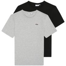 Fila Brod Men's T-Shirt 2 Pack Black, Gray FAM0083 83227