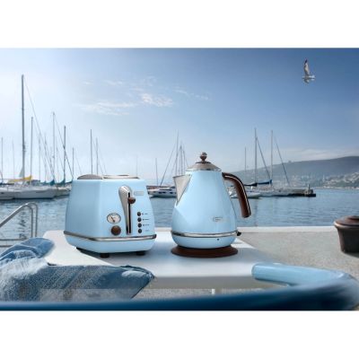 14. DeLonghi KBOV 2001.AZ Electric Kettle 1.7 l Blue 2000 W