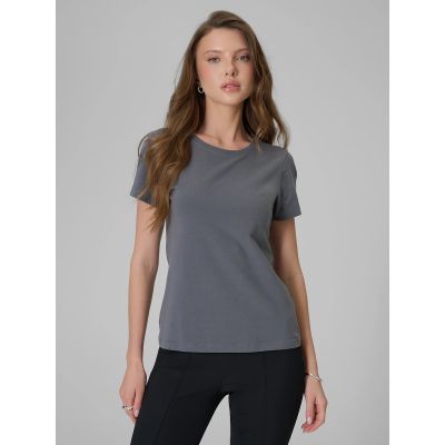 Women's slim plain T-shirt 4F 4FRSS26TTSHF3628-24S