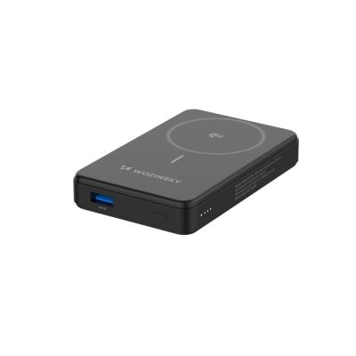 11. Powerbank Wozinsky WLWP-10KA0Y3S 22.5W PD Qi2 10000 mAh, with stand, 1x USB-A, 1x USB-C - black