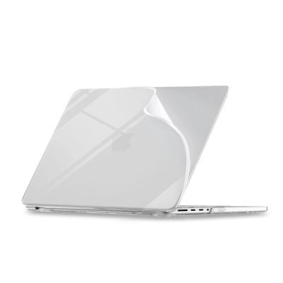 2. Tech-Protect Softshell Case for MacBook Pro 14" 2021 / 2023 / 2024 / 2025 / 2026 - Transparent