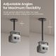 4. JmGO Ceiling Mount Projector Mounting Bracket Ceiling Gray