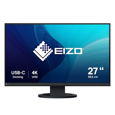 5. EIZO FlexScan EV2740S-BK - 27" IPS LCD monitor, 4K UHD 3840 x 2160 (16:9), USB-C connectors (black)
