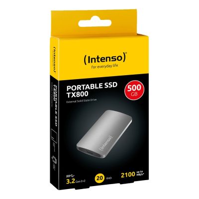 5. USB3.2 SSD 500GB EXT. TX800 INTENSO