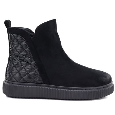 2. Women's insulated black ankle boots Potocki Z25-JE19365