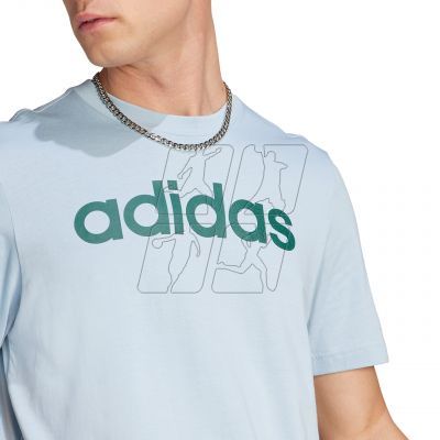 6. adidas Essentials Single Jersey Linear Embroidered Logo Tee M IJ8651