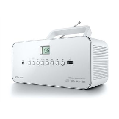 5. Muse M-28 RDW portable radio FM/CD/MP3/Jack/USB White