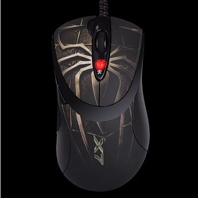 5. A4 TECH Evo XGame Laser Oscar X747 Brown Fire A4TMYS29980 computer mouse (laser; 3600 DPI; brown color)