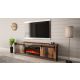 4. GRANERO TV cabinet + fireplace 200x56.7x35 old wood