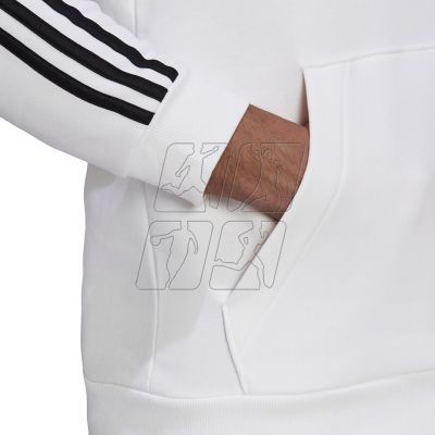 10. Adidas Essentials Fleece 3-Stripes Hoodie M GU2522