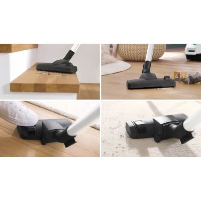 7. Bosch Series 4 BGB41HYG1H Bagged Vacuum Cleaner (600W; White)