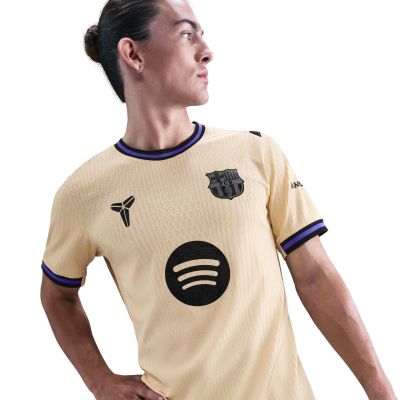 5. Nike FC Barcelona 2025/26 Match Away Men's Jersey Beige HJ4554 784