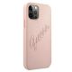 4. Guess GUHCP12LRSAVSRG iPhone 12 Pro Max 6.7" pink/pink hardcase Saffiano Vintage Script