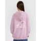 5. Girls' sweatshirt with a hood, 4F 4FJWSS25TSWSF1482-52S