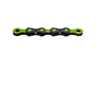 KMC Chain DLC 12 126 black green box wax