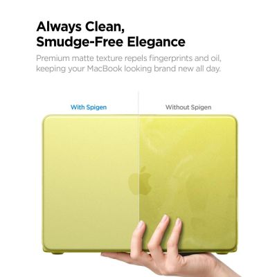 9. Spigen AirSkin Case for MacBook Neo 13" 2026 - Matte Yellow