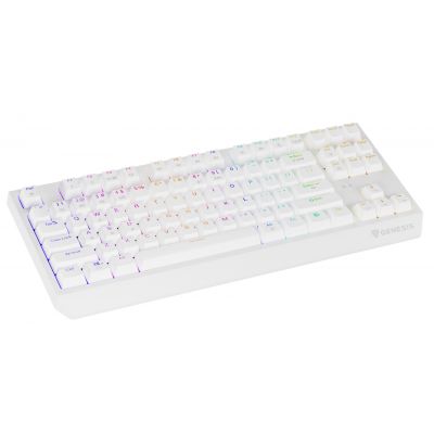 16. GENESIS Thor 230 TKL Keyboard Gaming USB + RF Wireless + Bluetooth QWERTY US English White