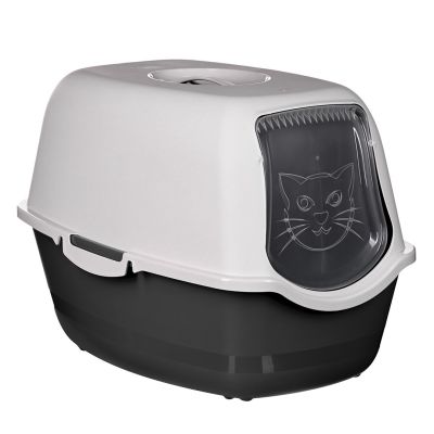 5. ROTHO Bailey Black and White - cat litter box