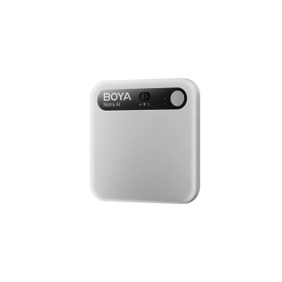 3. BOYA Notra Voice Recorder with AI Transcription - Silver