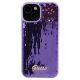 3. Guess Sequin Script Metal case for iPhone 15 - purple