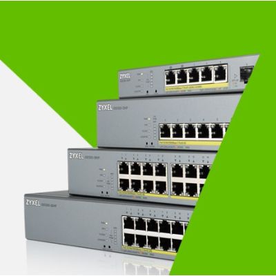 8. Zyxel GS1350-6HP 6p PoE Switch (PoE+: 3;PoE++: 2) 60W Managed Gigabit