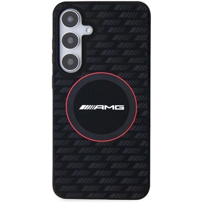 3. AMG Silicone Carbon Pattern MagSafe case for Samsung Galaxy S24+ - black