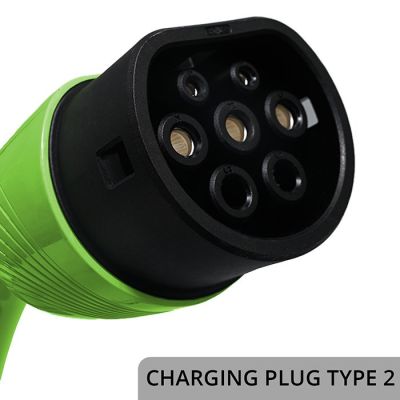 11. Qoltec Mobile charger for electric car EV with regulation 2in1 Type2 | 11kW | 400V | Wi-fi | TUYA | SMART LIFE | LCD | Portable | Wallbox | 5m