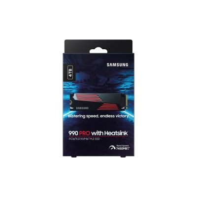 26. SSD PCIE G4 M.2 NVME 4TB W/HS/990 PRO MZ-V9P4T0CW SAMSUNG