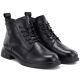 4. Women's leather ankle boots insulated black Vinceza 39953