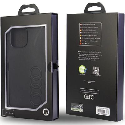 5. Audi Synthetic Leather iPhone 13 Pro Max 6.7" black/black hardcase AU-TPUPPCIP13PM-TT/D1-BK