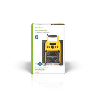 8. Nedis RDFM3100YW radio Workplace Digital Black, Yellow