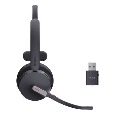 4. Yealink WH64 Hybrid Mono Teams Headset Wireless Headband Office/Call Center Micro-USB Bluetooth Black