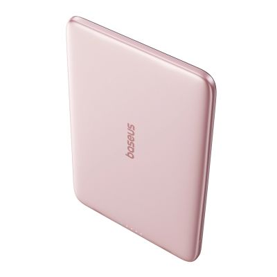 2. Baseus PicoGo AM41 5000mAh 20W Ultra-Slim Power Bank MagSafe Compatible with Baseus Simple USB-C 60W 30cm Cable - Pink