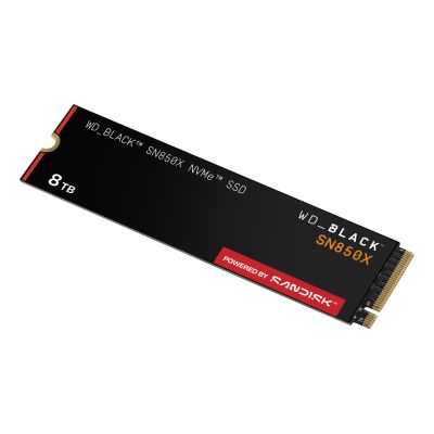 8. WD Black SN850X 8TB M.2 NVMe SSD WDS800T2X0E