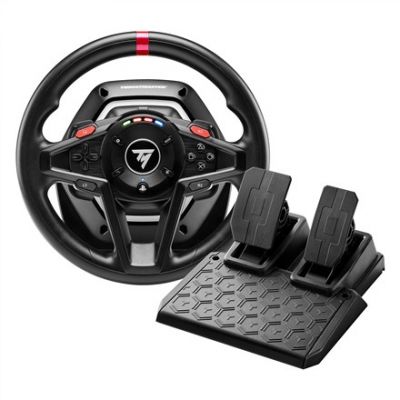 9. Thrustmaster T128 Black USB Steering Wheel + Pedals Analog PC, PlayStation 4, PlayStation 5