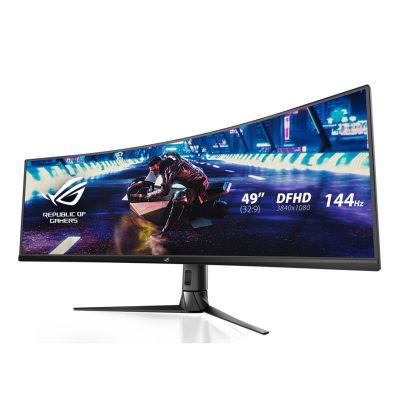 18. MONITOR ASUS 49" XG49VQ ROG STRIX 124.5 cm (49") 3840 x 1080 pixels UltraWide Full HD LED Black