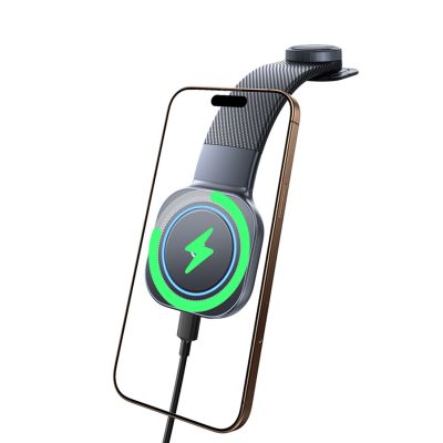 4. Baseus PrimeTrip C03Pro Dashboard Car Holder with Wireless Charger Compatible with MagSafe - Black