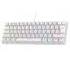 4. RAMPAGE MECHANICAL KEYBOARD PLOWER K60 White